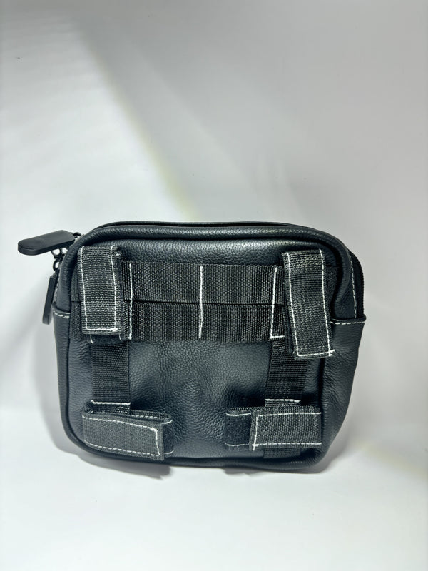 All leather bar bag